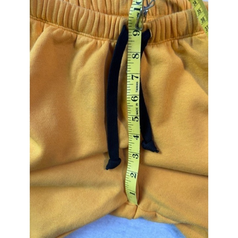 Victoria's Secret‎ PINK Mustard Yellow Fleece Jogger Sweatpants Womens Medium - Picture 7 of 7